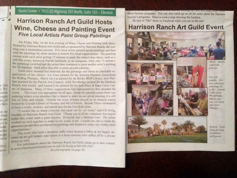 Article and Photos in the May 2015 Parrish Village News. Thank you!!!!!!